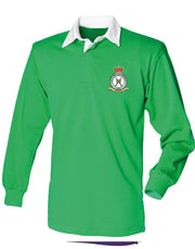 RAF REGIMENT Rugby Shirt Clothing - Rugby Shirt The Regimental Shop 36" (S) Bright Green 