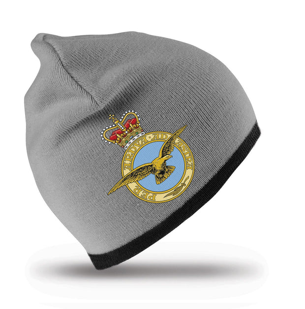 RAF Beanie Hat Clothing - Beanie The Regimental Shop Grey/Black one size fits all 