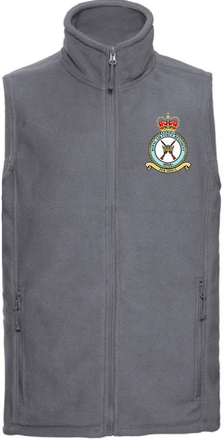 RAF Regiment Premium Outdoor Sleeveless Fleece (Gilet) Clothing - Gilet The Regimental Shop 33/35" (XS) Convoy Grey 