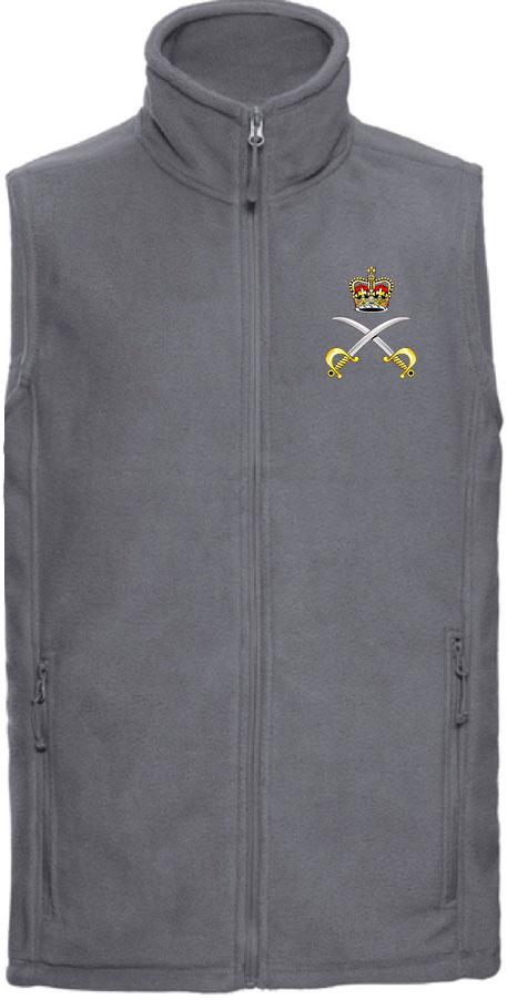 Royal Army Physical Training Corps (ASPT) Premium Outdoor Sleeveless Fleece (Gilet) Clothing - Gilet The Regimental Shop 33/35" (XS) Convoy Grey 