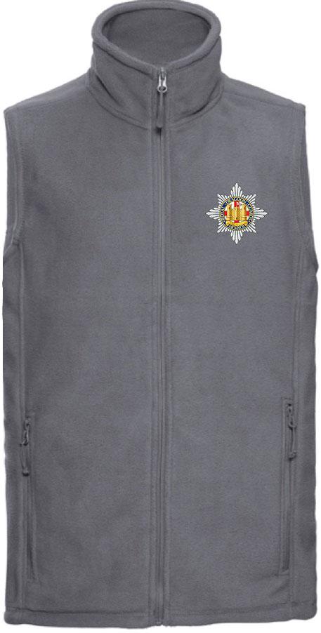 Royal Dragoon Guards Premium Outdoor Sleeveless Regimental Fleece (Gilet) Clothing - Gilet The Regimental Shop 33/35" (XS) Convoy Grey 