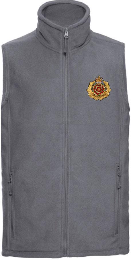 Duke of Lancaster's Regiment Premium Outdoor Sleeveless Fleece (Gilet) Clothing - Gilet The Regimental Shop 33/35" (XS) Convoy Grey 