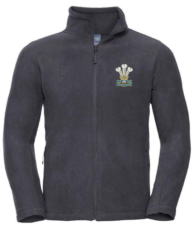 Royal Welsh Premium Regimental Outdoor Fleece Clothing - Fleece The Regimental Shop 33/35" (XS) Convoy Grey 