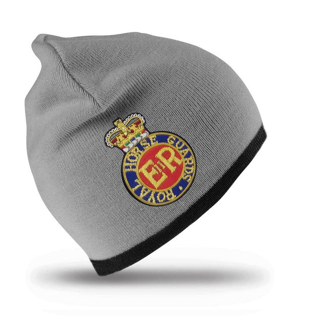 Royal Horse Guards Regimental Beanie Hat Clothing - Beanie The Regimental Shop Grey/Black one size fits all 
