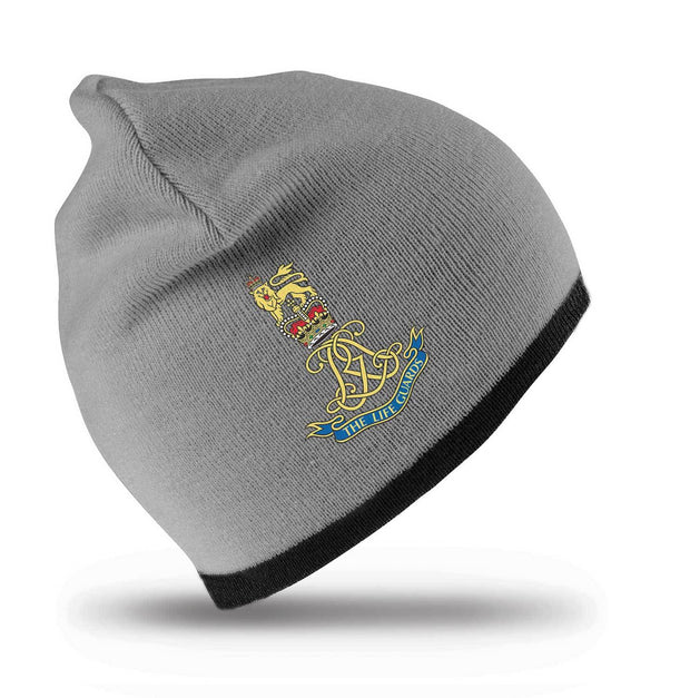 Life Guards Regimental Beanie Hat Clothing - Beanie The Regimental Shop Grey/Black one size fits all 