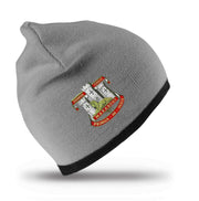 Devonshire & Dorset Regimental Beanie Hat Clothing - Beanie The Regimental Shop Grey/Black one size fits all 