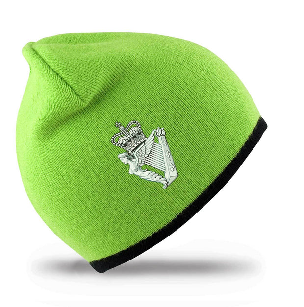 Royal Irish Regimental Beanie Hat Clothing - Beanie The Regimental Shop Lime/Black one size fits all 