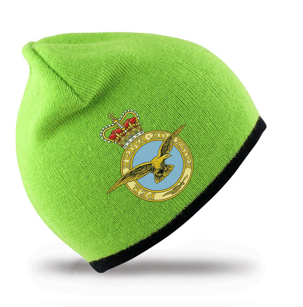 RAF Beanie Hat Clothing - Beanie The Regimental Shop Lime/Black one size fits all 