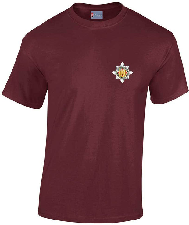 Royal Dragoon Guards Cotton Regimental T-shirt Clothing - T-shirt The Regimental Shop Small: 34/36" Maroon 