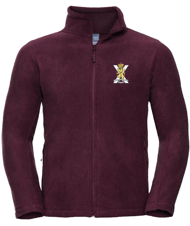 Royal Regiment of Scotland Premium Outdoor Fleece Clothing - Fleece The Regimental Shop 33/35" (XS) Burgundy 