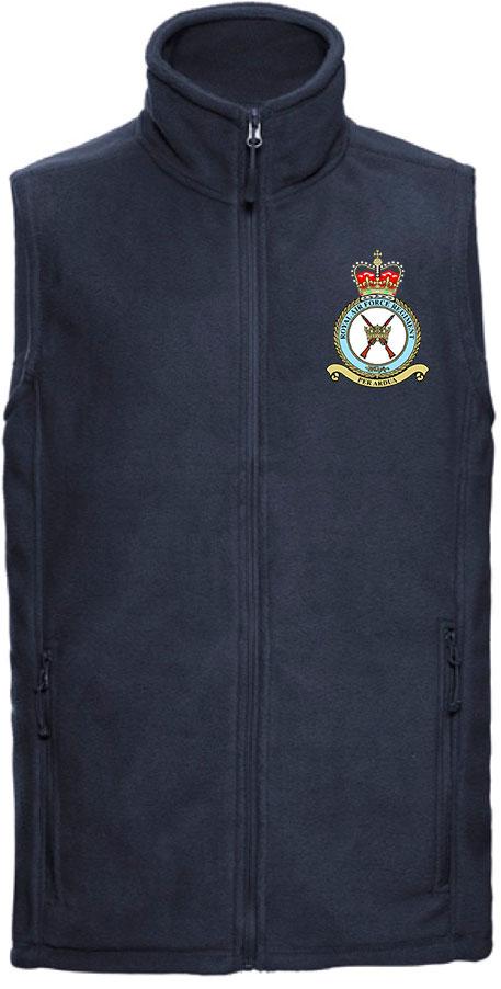 RAF Regiment Premium Outdoor Sleeveless Fleece (Gilet) Clothing - Gilet The Regimental Shop 33/35" (XS) French Navy 