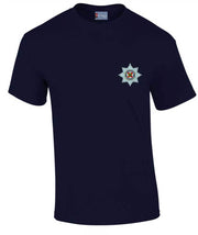 Irish Guards Cotton T-shirt Clothing - T-shirt The Regimental Shop Small: 34/36" Navy Blue 