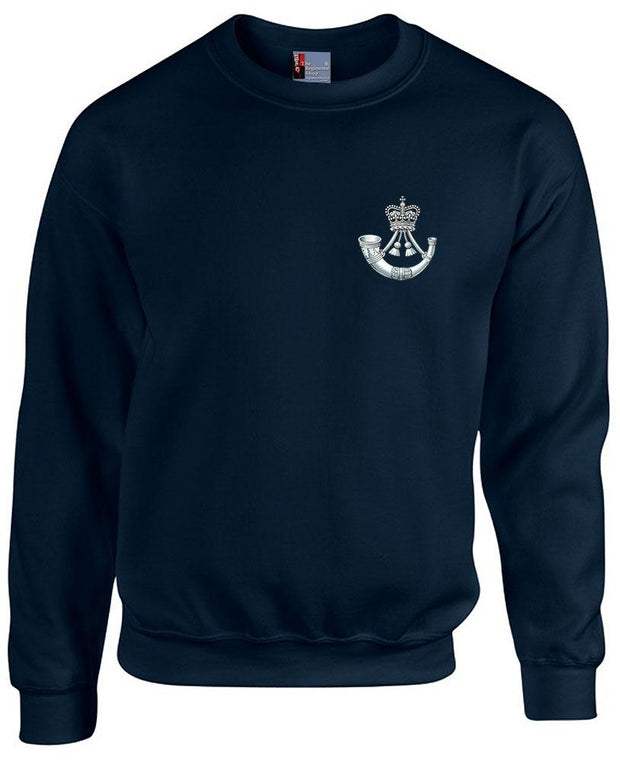 The Rifles Heavy Duty Regimental Sweatshirt Clothing - Sweatshirt The Regimental Shop 38/40" (M) Navy Blue 