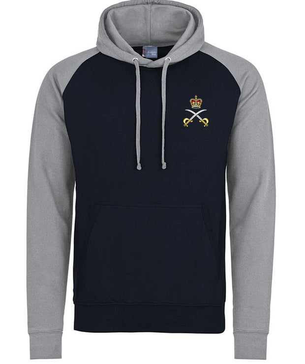Royal Army Physical Training Corps (ASPT) Premium Baseball Hoodie Clothing - Hoodie The Regimental Shop S (36") Charcoal/Light Grey 