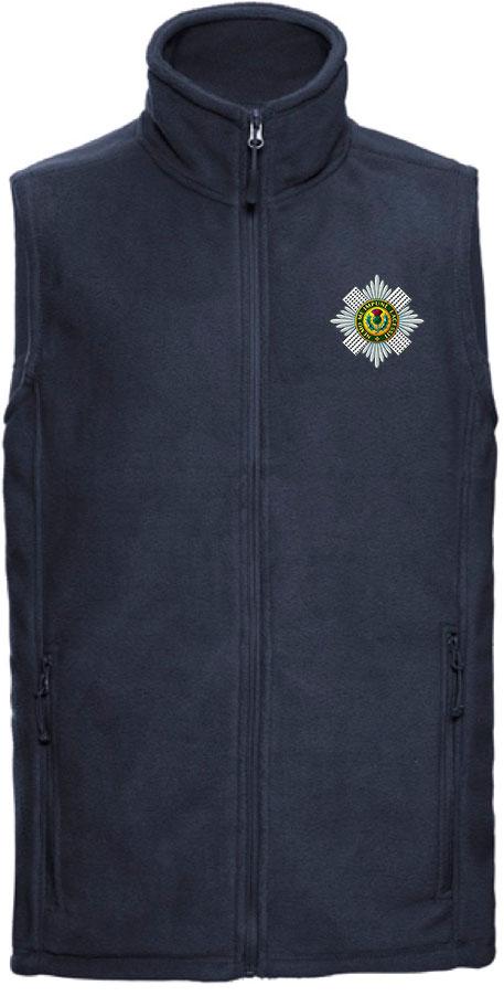 Scots Guards Premium Outdoor Sleeveless Regimental Fleece (Gilet) Clothing - Gilet The Regimental Shop   
