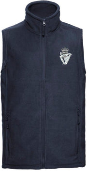 Royal Irish Regiment  Premium Outdoor Sleeveless Fleece (Gilet) Clothing - Gilet The Regimental Shop 33/35" (XS) French Navy 