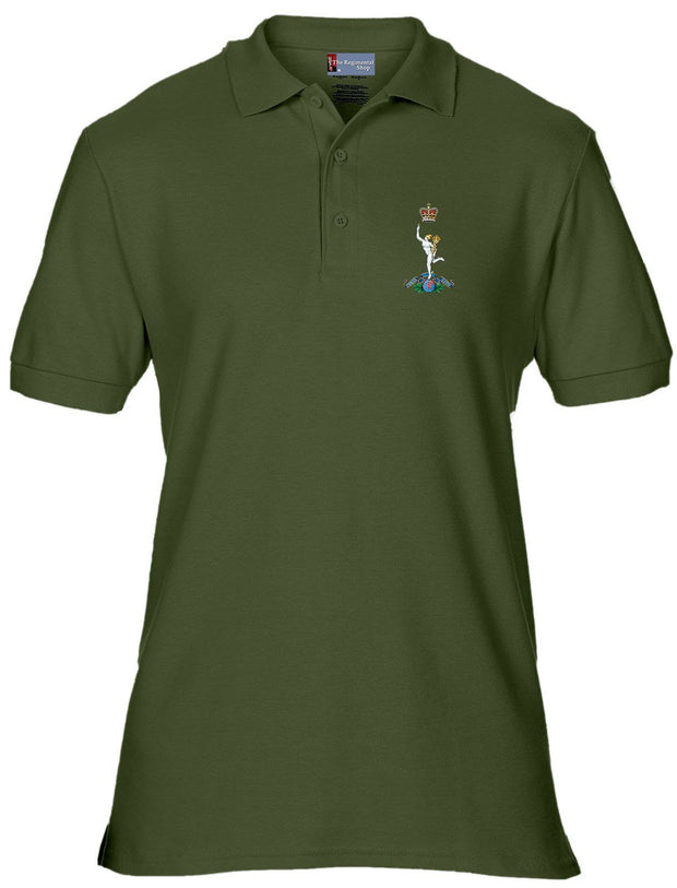 Royal Corps of Signals Polo Shirt Clothing - Polo Shirt The Regimental Shop 36" (S) Olive 