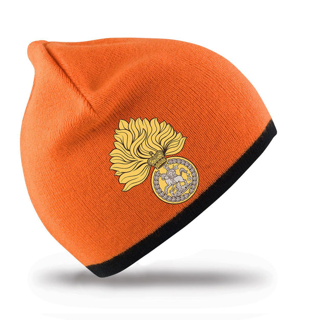 Royal Regiment of Fusiliers Beanie Hat Clothing - Beanie The Regimental Shop Orange/Black one size fits all 