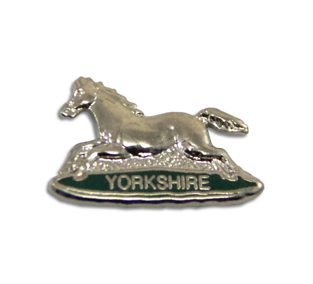 Prince of Wales's Own Regiment of Yorkshire (POWORY) Lapel Badge Lapel badge The Regimental Shop Silver/Green 19x12mm 