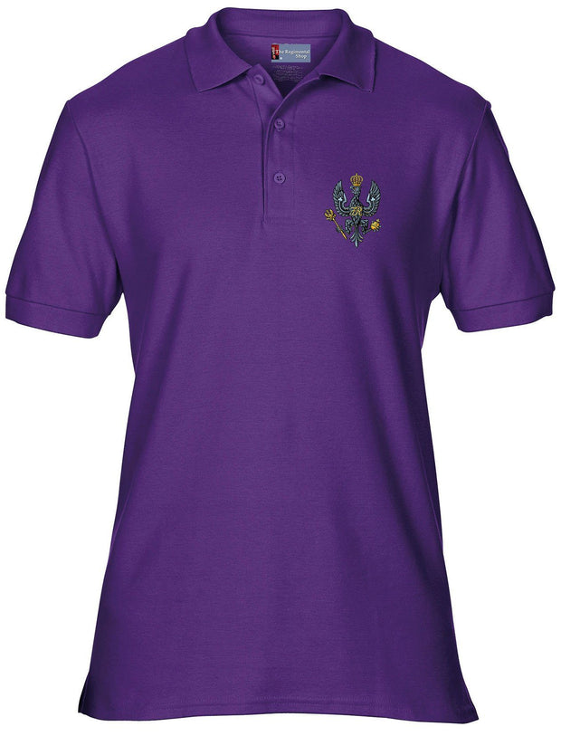 King's Royal Hussars (KRH) Regimental Polo Shirt Clothing - Polo Shirt The Regimental Shop 38/40" (M) Purple 