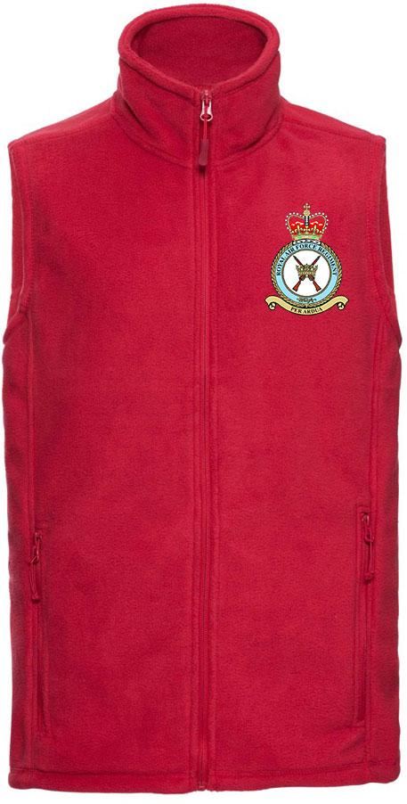RAF Regiment Premium Outdoor Sleeveless Fleece (Gilet) Clothing - Gilet The Regimental Shop 33/35" (XS) Red 