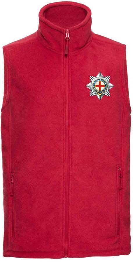 Coldstream Guards Premium Outdoor Sleeveless Fleece (Gilet) Clothing - Gilet The Regimental Shop 33/35" (XS) Red 