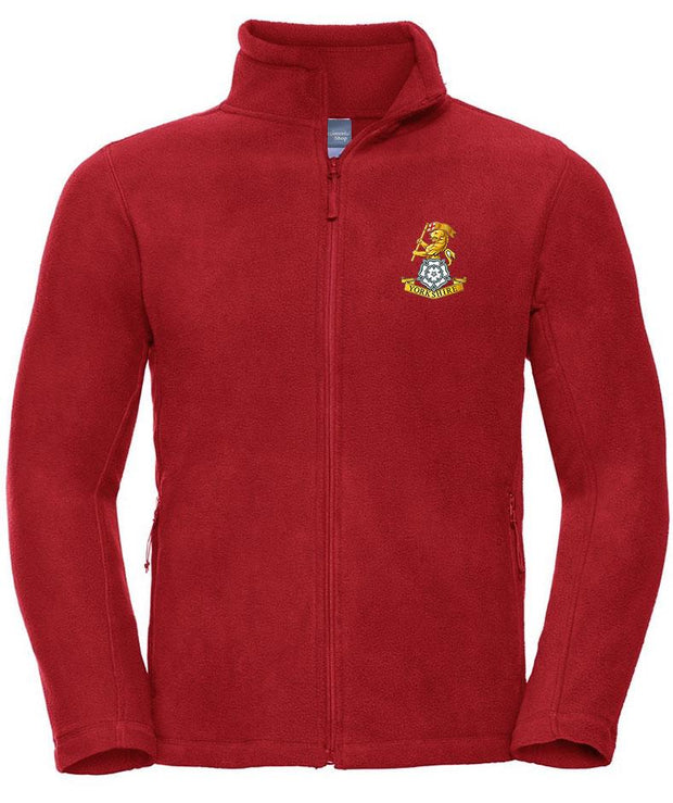 The Royal Yorkshire Regiment Premium Outdoor Fleece Clothing - Fleece The Regimental Shop 33/35" (XS) Red 