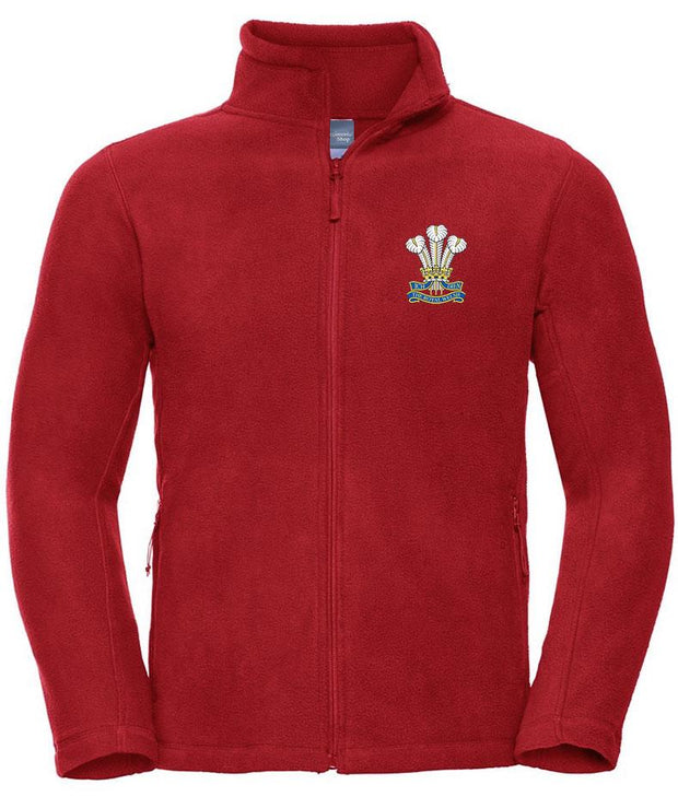 Royal Welsh Premium Regimental Outdoor Fleece Clothing - Fleece The Regimental Shop 33/35" (XS) Red 