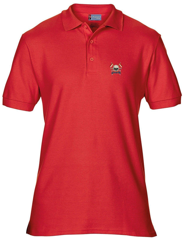 The Royal Lancers Polo Shirt Clothing - Polo Shirt The Regimental Shop 36" (S) Red 