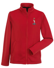 Royal Corps of Signals Softshell Jacket Clothing - Softshell Jacket The Regimental Shop 36" (S) Classic Red 