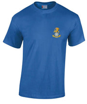 The Royal Yorkshire Regiment Cotton T-shirt Clothing - T-shirt The Regimental Shop Small: 34/36" Royal Blue 