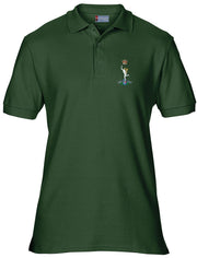 Royal Corps of Signals Polo Shirt Clothing - Polo Shirt The Regimental Shop 36" (S) Bottle Green 