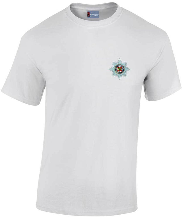 Irish Guards Cotton T-shirt Clothing - T-shirt The Regimental Shop Small: 34/36" White 