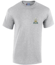 Royal Welsh Cotton Regimental T-shirt Clothing - T-shirt The Regimental Shop Small: 34/36" Sports Grey 