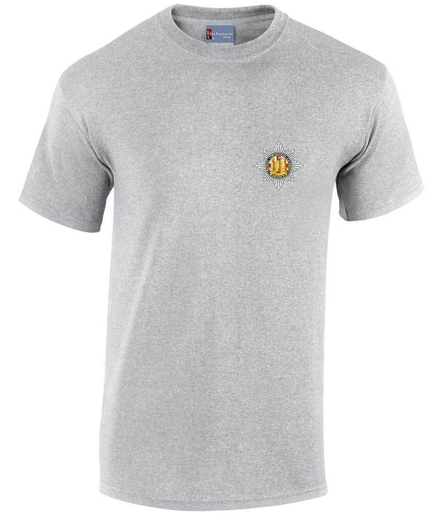 Royal Dragoon Guards Cotton Regimental T-shirt Clothing - T-shirt The Regimental Shop Small: 34/36" Sports Grey 