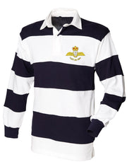 Fleet Air Arm Rugby Shirt Clothing - Rugby Shirt The Regimental Shop 36" (S) White-Navy  Stripes 