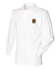 Queen's Regiment Rugby Shirt Clothing - Rugby Shirt The Regimental Shop 36" (S) White 