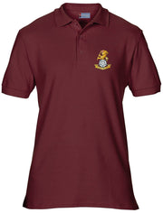 The Royal Yorkshire Regiment Polo Shirt Clothing - Polo Shirt The Regimental Shop 42" (L) Maroon 