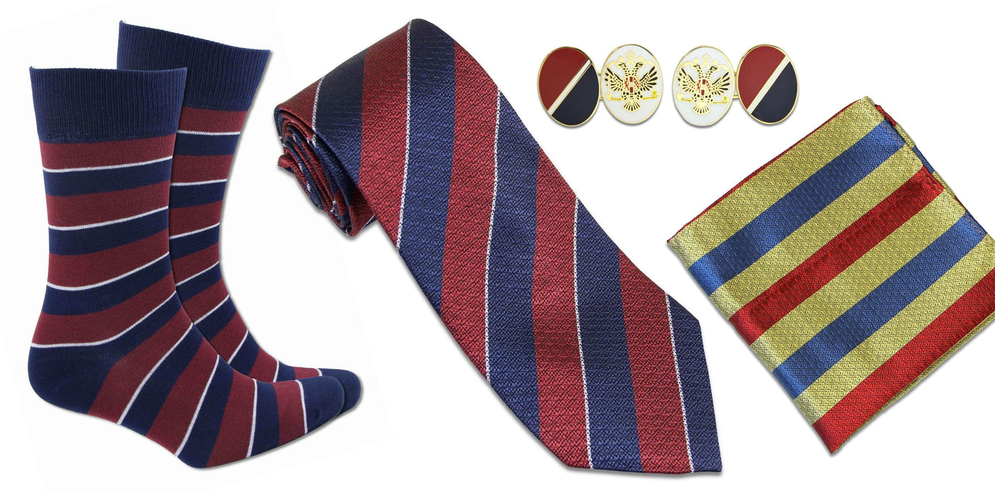 Queen's Dragoon Guards Tie, Queen's Dragoon Guards Cufflinks, Queen's Dragoon Guards Blazer Badge, Queen's Dragoon Guards Beret, Queen's Dragoon Guards Socks, Queen's Dragoon Guards Watch Strap. Queen's Dragoon Guards Shop