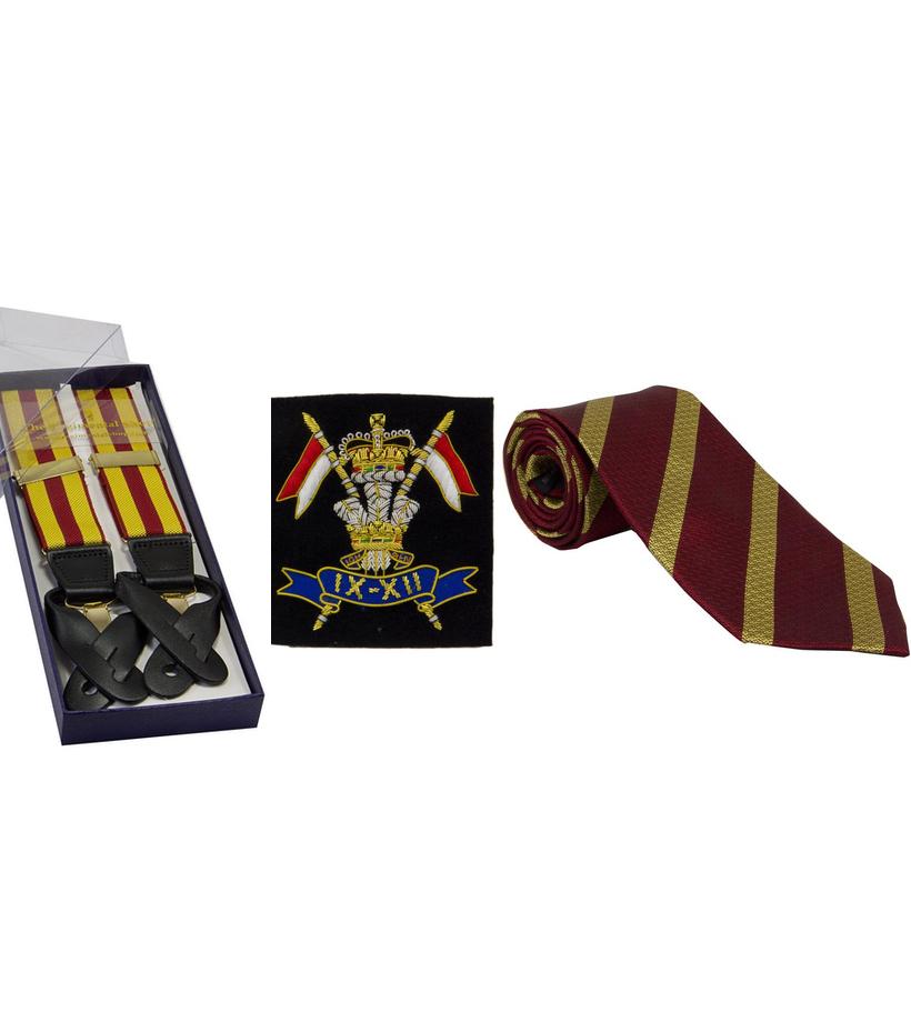 Official 9th/12th Royal Lancers Merchandise, 9th/12th Royal Lancers Shop, 9th/12th Royal Lancers Tie, 9th/12th Royal Lancers Cufflinks, 9th/12th Royal Lancers, 9th/12th Royal Lancers Watch Strap