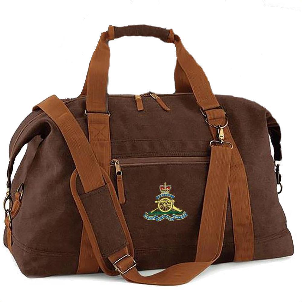 Regimental Bags, Luggage Bag with regimental crest, Royal Artillery Bag, Royal Signals Bag, PWRR Bag, Royal Anglian Regiment Bag, The Rifles Bag, Royal Engineers Bag, RAF Bag