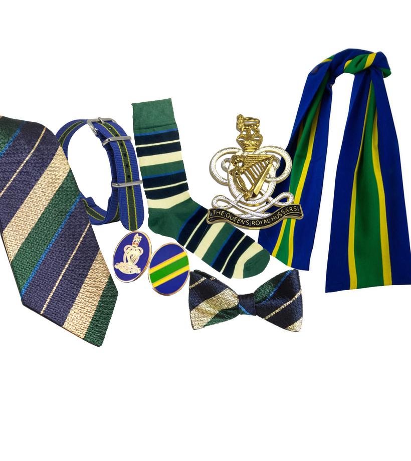 Queen's Royal Hussars Official Merchandise, Queen's Royal Hussars PRI Shop, Queen's Royal Hussars Shop, Queen's Royal Hussars Regimental Association, QRH Tie, QRH Shop, QRH Socks, QRH Watch Strap