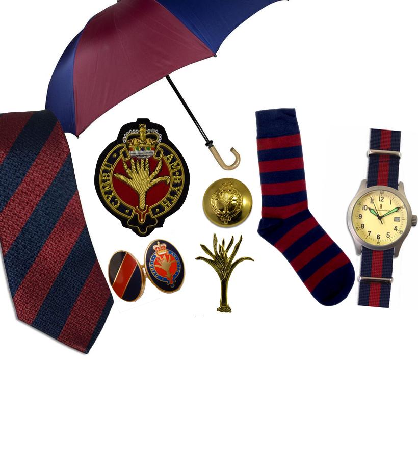 Welsh Guards PRI Shop, Welsh Guards Tie, Welsh Guards Socks, Welsh Guards Blazer Badge, Welsh Guards Watch Strap, Official Welsh Guards merchandise, The Welsh Guards Shop, Household Division Tie, Brigade of Guards Tie