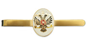 1st Queen's Dragoon Guards Gilt Enamel Tie Clip Tie Clip, Gilt Enamel The Regimental Shop Gold/White/Black/Red one size fits all