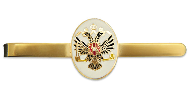 1st Queen's Dragoon Guards Gilt Enamel Tie Clip Tie Clip, Gilt Enamel The Regimental Shop Gold/White/Black/Red one size fits all
