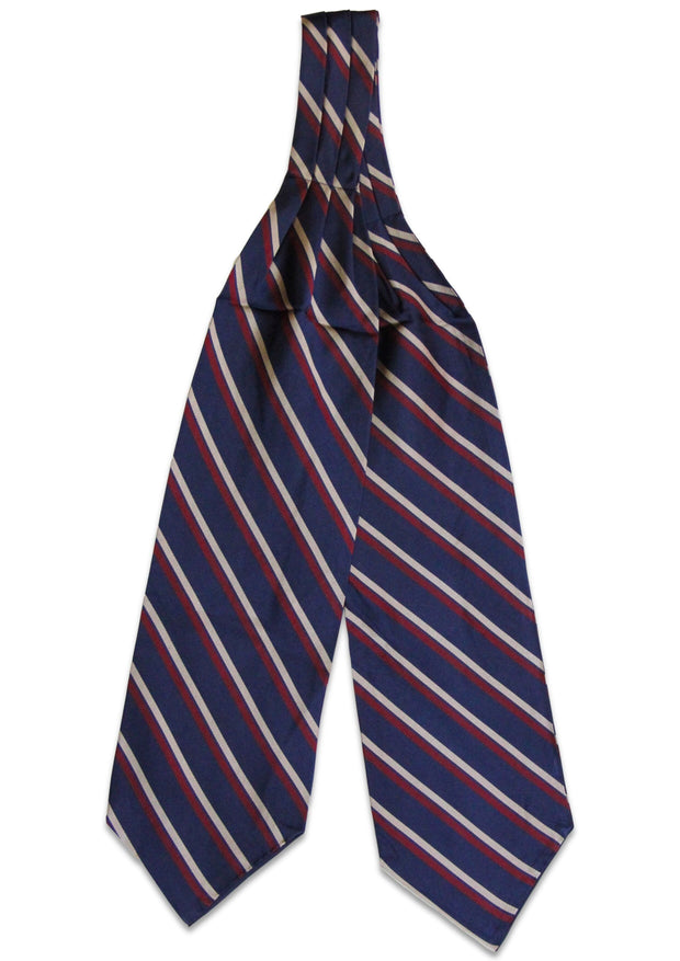 2nd Battalion Royal Anglian Regiment (Poachers) Silk Cravat Cravat The Regimental Shop Blue/Maroon/Buff one size fits all