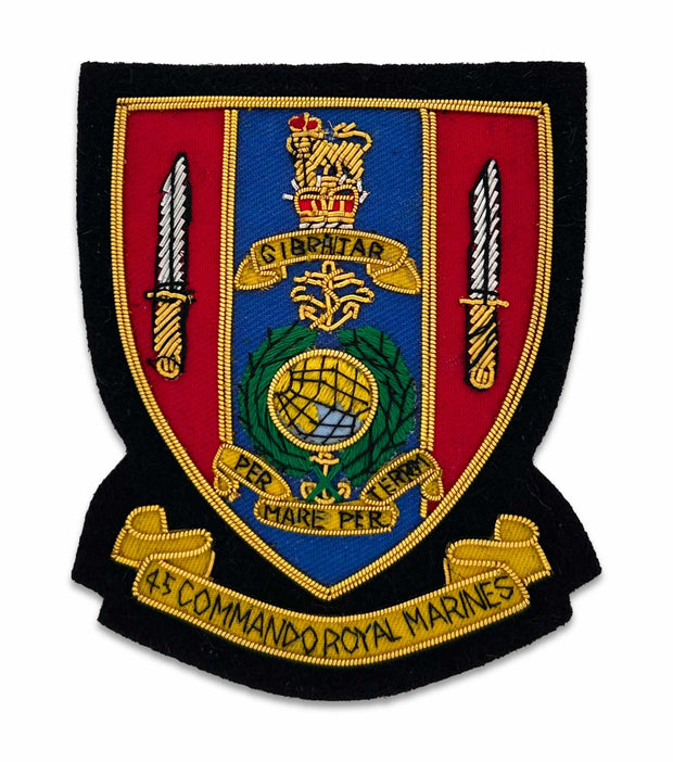 45 Commando Blazer Badge