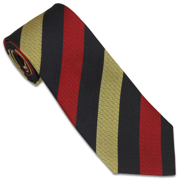 4 Armoured Close Support Battalion REME Tie (Silk Non Crease) Tie, Silk Non Crease The Regimental Shop Blue/Red/Gold one size fits all