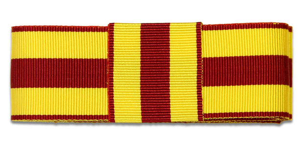 9th/12th Royal Lancers Ribbon for any brimmed hat Ribbon for hat The Regimental Shop 75cm (30") with Loop Maroon/Yellow 