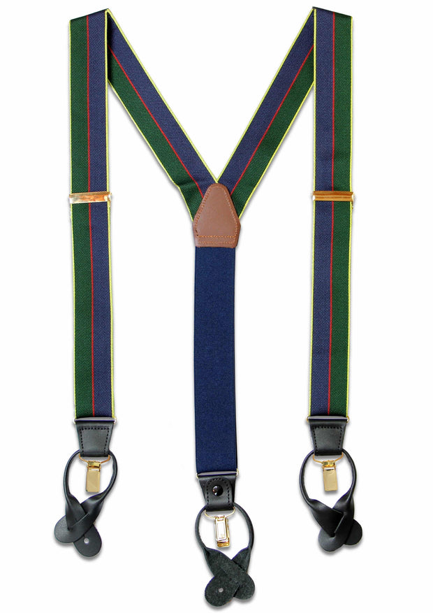 Argyll & Sutherland Highlanders Braces Braces The Regimental Shop Green/Red/Blue/Yellow one size fits all 